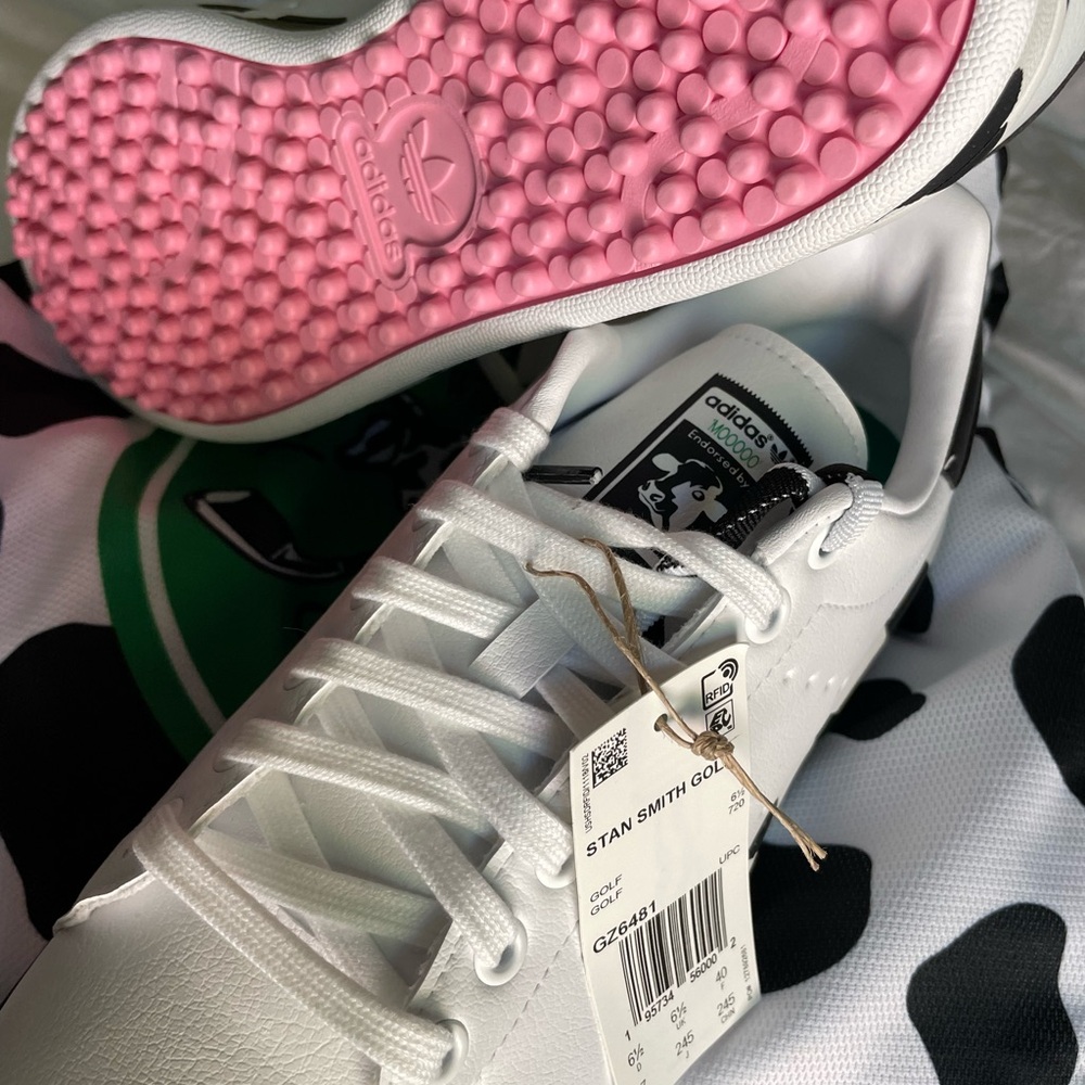 adidas
adidas Stan Smith Primegreen LE Spikeless Golf 'Cow Print' GZ6481